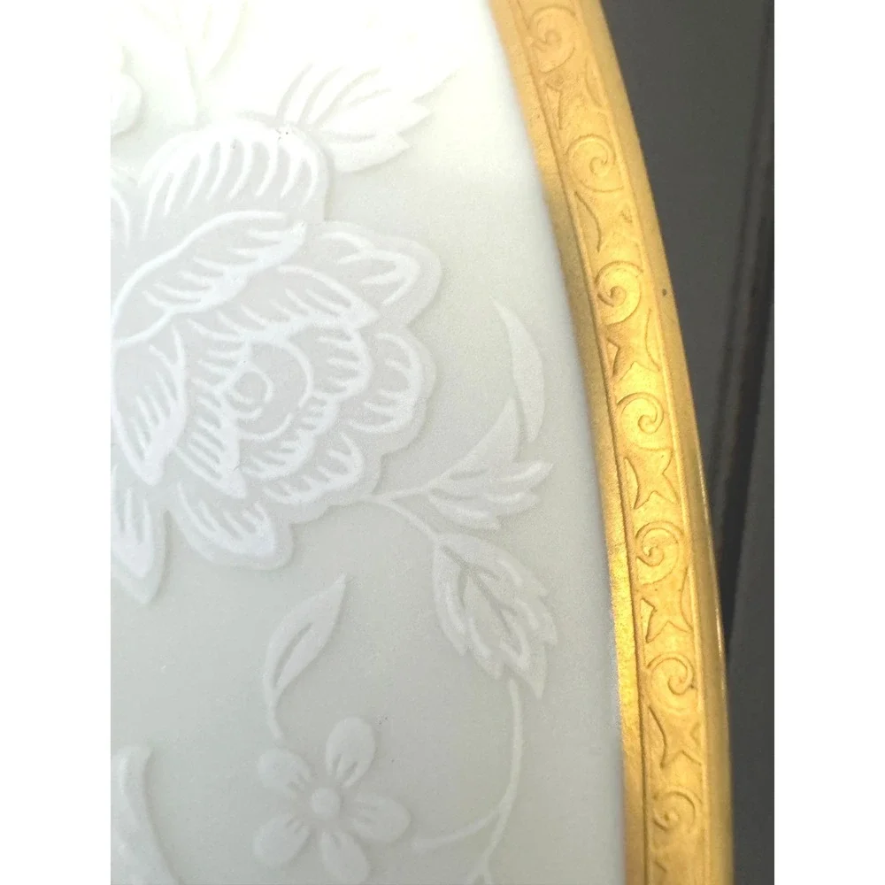 Vintage Mikasa Cream & Gold Decorative Display Plate Cottagecore Home Decor